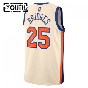 Dres New York Knicks Mikal Bridges Nike 2025-26 City Edition Bijela Swingman - Dječji